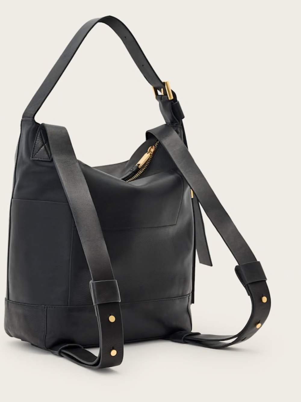 All Saints Alba leather purse as is